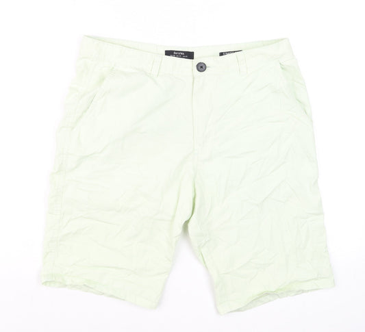Mens UK Size 31 Bershka Regular Fit Chino Shorts