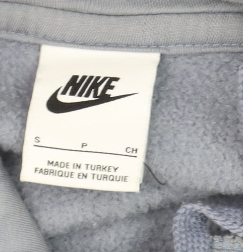 Mens UK Size S Nike Blue Pullover Hoodie