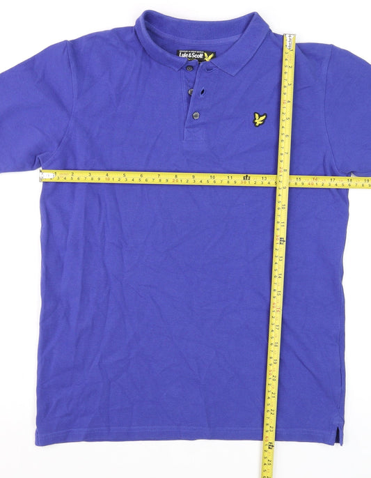 Teens UK Size 14 Lyle & Scott 100% Cotton Polo Shirt