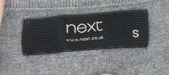 Mens UK Size S NEXT Grey Pullover Jumper