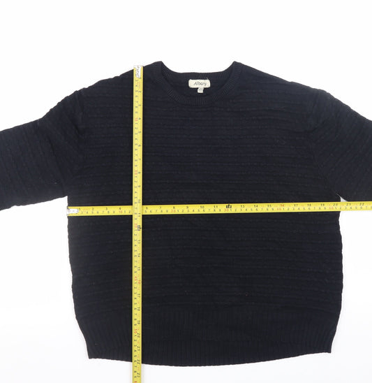 Womens UK Size 10 Albaray Black Pullover Jumper