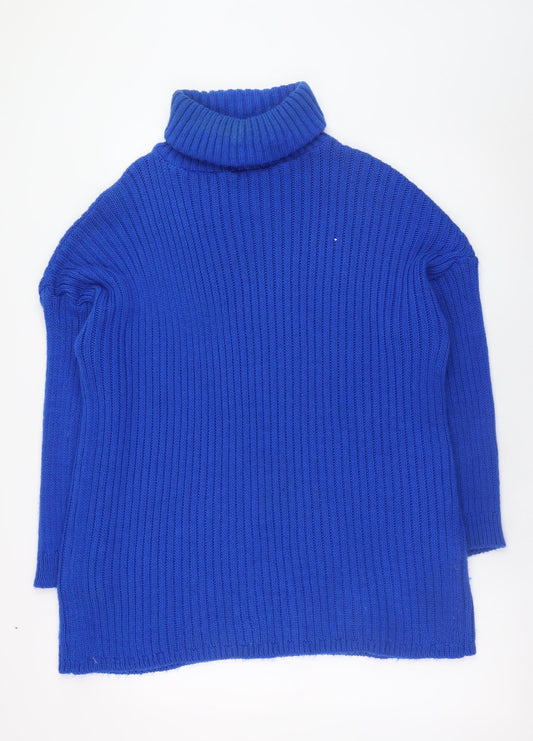Womens UK Size 12 I SAW IT FIRST Blue Pullover Jumper