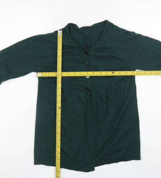 Girls UK Size 11-12 Years NEXT Green Cardigan Jumper