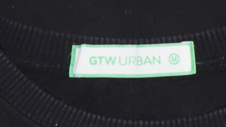 Womens UK Size M GTW Urban Black Pullover Sweatshirt