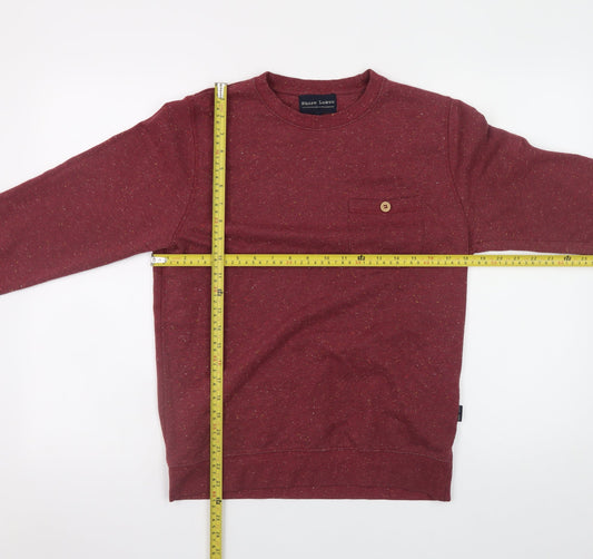 Mens UK Size S Shore Leave Red Pullover Sweatshirt