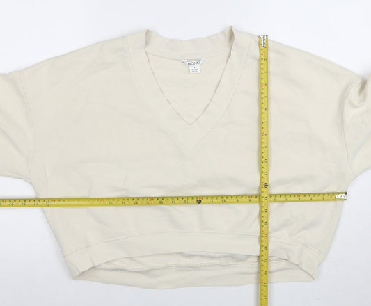 Womens UK Size 12 Monki Beige Pullover Sweatshirt