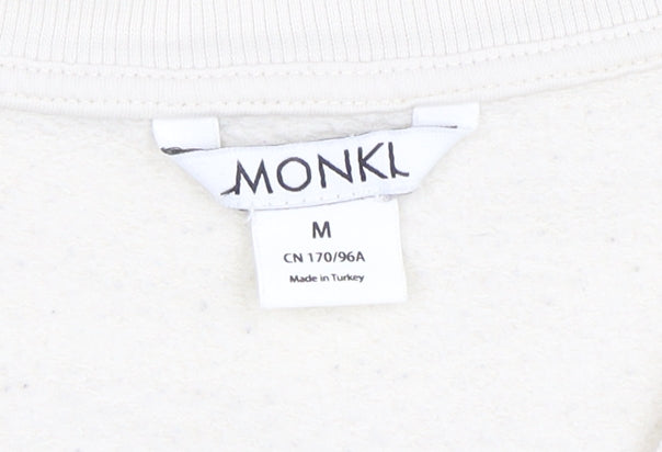 Womens UK Size 12 Monki Beige Pullover Sweatshirt