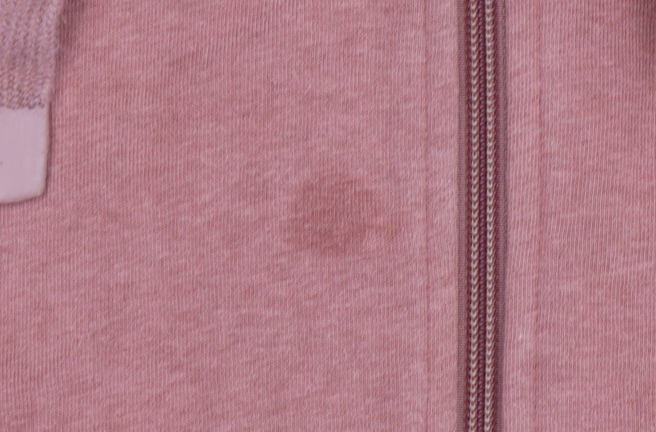 Womens UK Size M Signal Pink Full Zip Hoodie