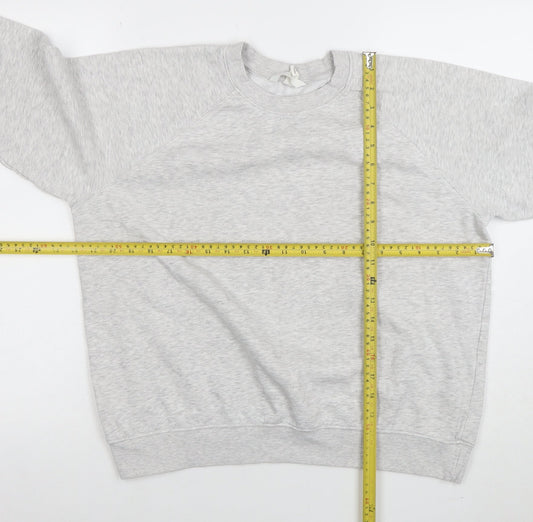 Womens UK Size S H&M Grey Pullover Sweatshirt