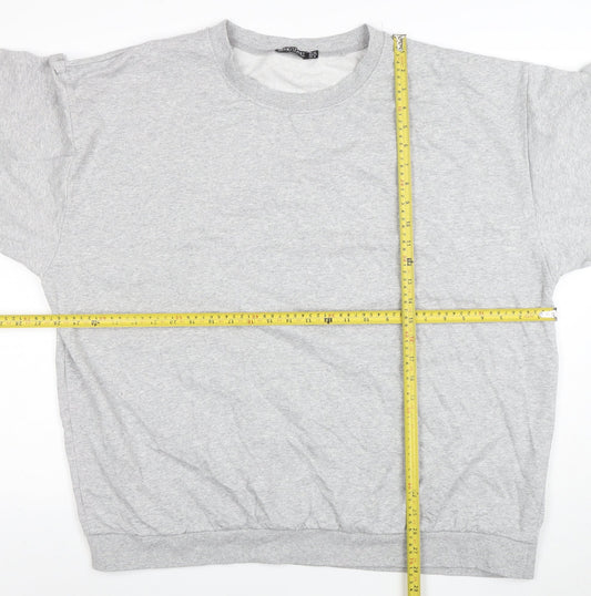 Womens UK Size 22 I SAW IT FIRST Grey Pullover Sweatshirt