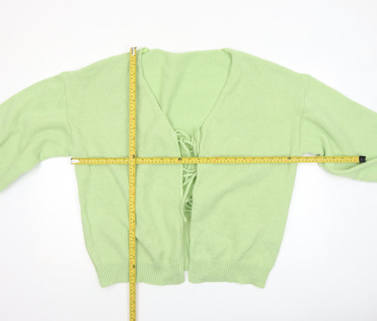 Womens UK Size 3XL SheIn Green Cardigan Jumper