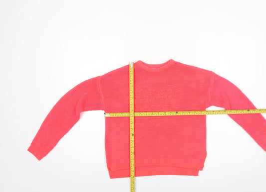 Girls UK Size 11 Years NEXT Pink Pullover Jumper