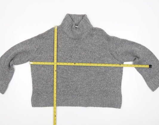 Womens UK Size S H&M Grey Pullover Jumper