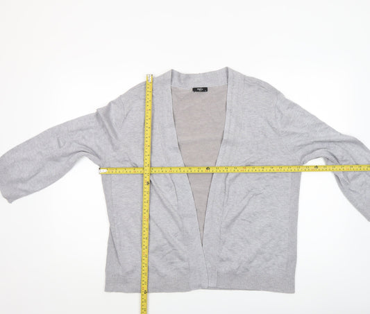 Womens UK Size XL M&Co Grey Cardigan Jumper