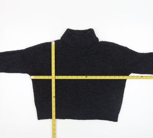 Womens UK Size 10 New Look Black Pullover Jumper