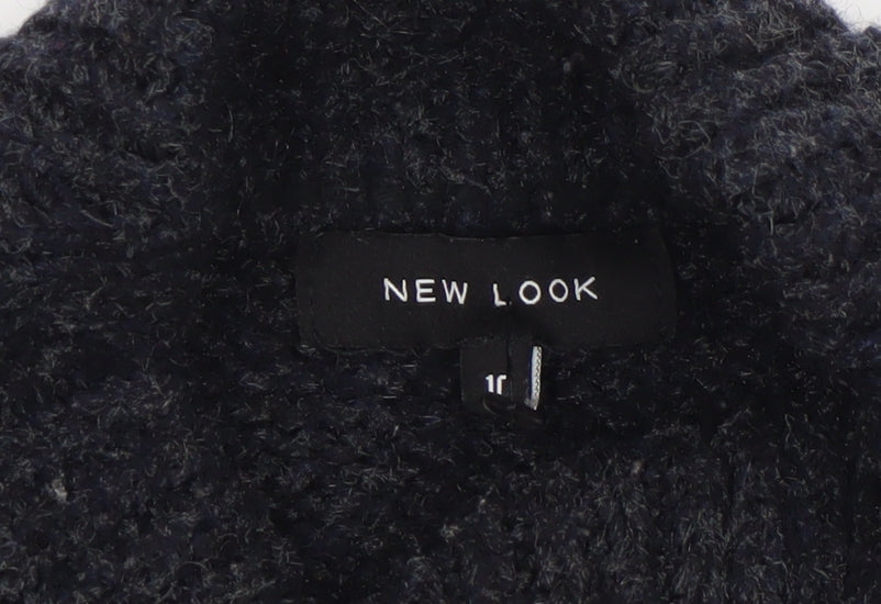 Womens UK Size 10 New Look Black Pullover Jumper