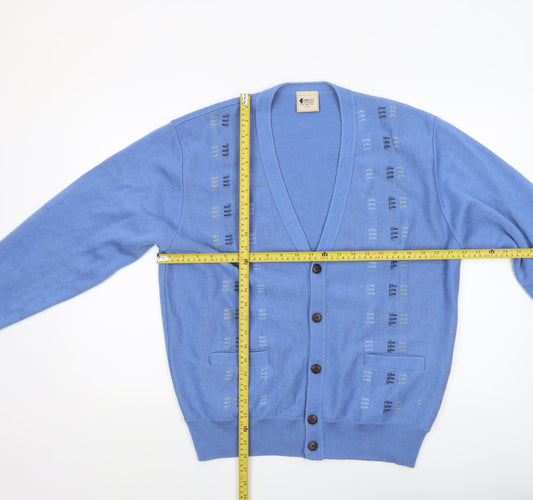 Womens UK Size L Gabicci Blue Cardigan Jumper