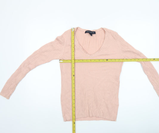 Womens UK Size S French Connection Beige Pullover Jumper