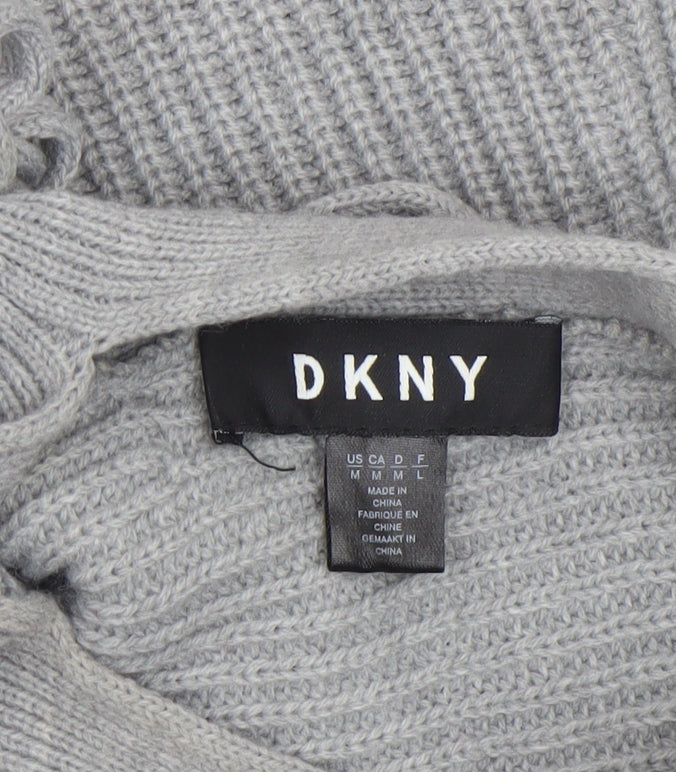 Womens UK Size M DKNY Grey Pullover Jumper