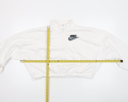 Womens UK Size XL Nike White Pullover Sweatshirt