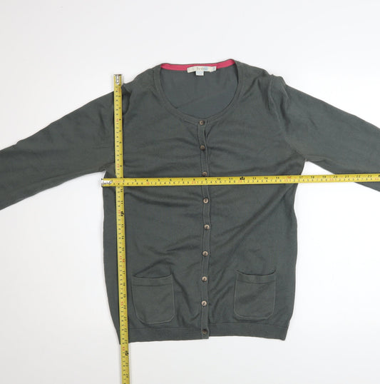 Womens UK Size 12 Boden Grey Cardigan Jumper