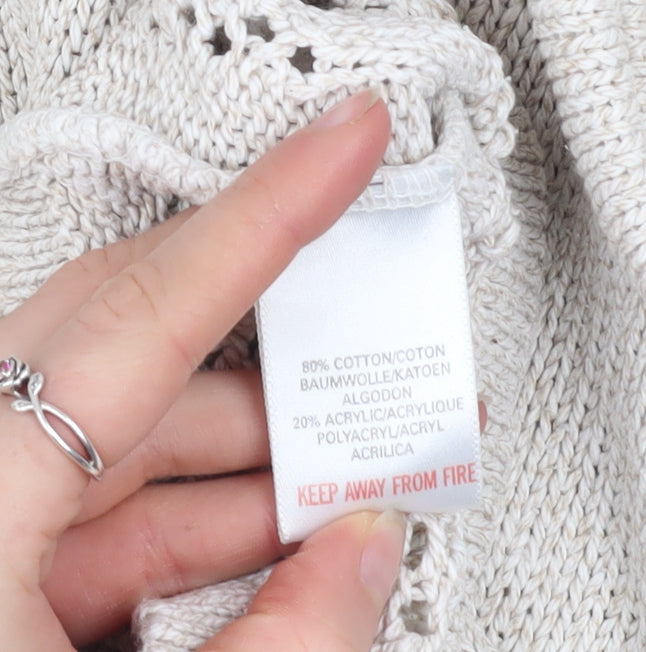 Womens UK Size 10 Dorothy Perkins Ivory Pullover Jumper