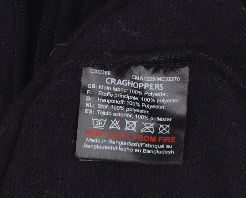 Mens UK Size L Craghoppers Black Pullover Sweatshirt