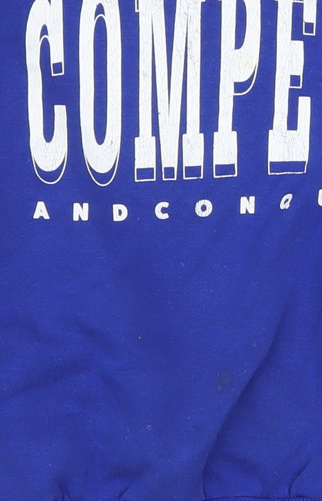 Womens UK Size M H&M Blue Pullover Sweatshirt