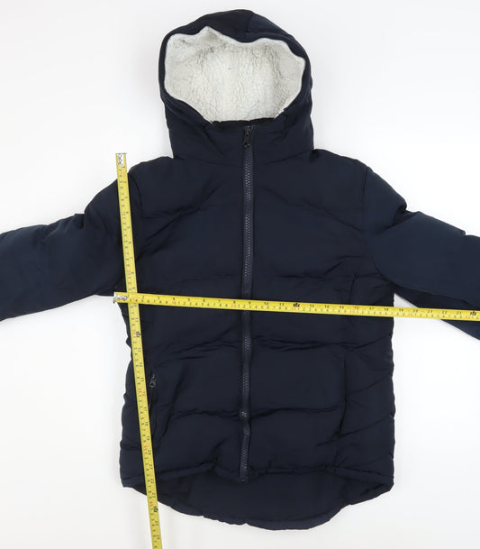 Womens UK Size 10 SoulCal & Co Blue Puffer Jacket