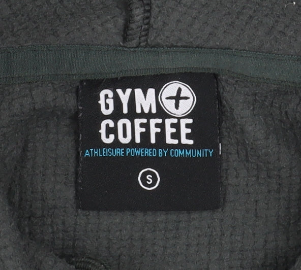 Womens UK Size S Gym+Coffee Green Pullover Sweatshirt