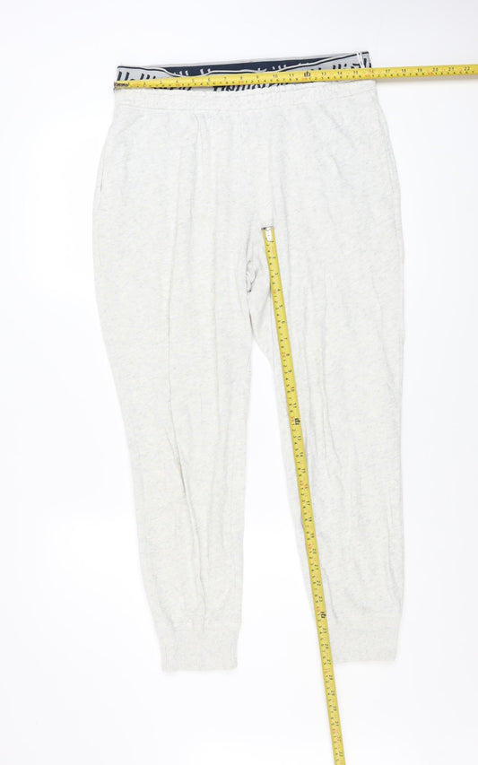 Womens UK Size L Hollister Relaxed Fit Jogger Grey Trousers