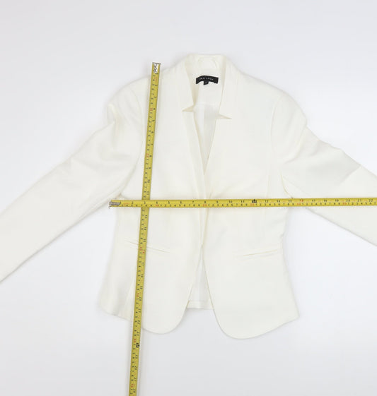 Womens UK Size 8 New Look Regular Ivory Blazer
