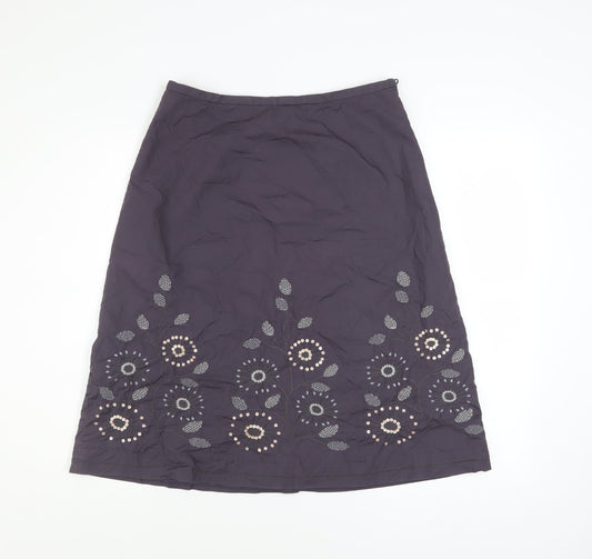 Womens UK Size 12 NEXT A-Line Twill Skirt