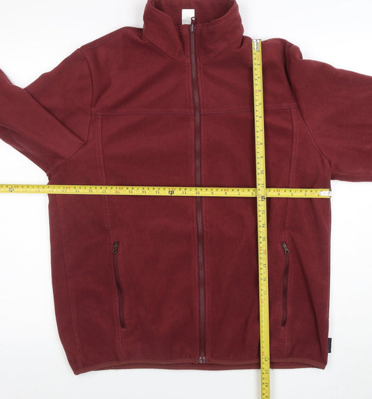 Mens UK Size XL DECATHLON Red Basic Jacket