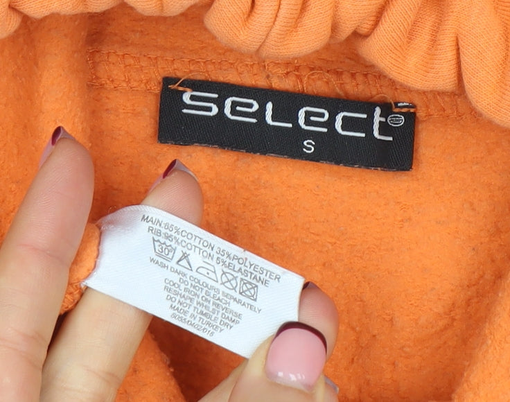 Womens UK Size S Select Orange Tunic Hoodie