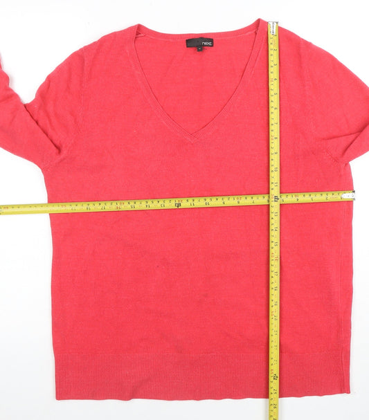 Womens UK Size 18 NEXT Pink Pullover Jumper