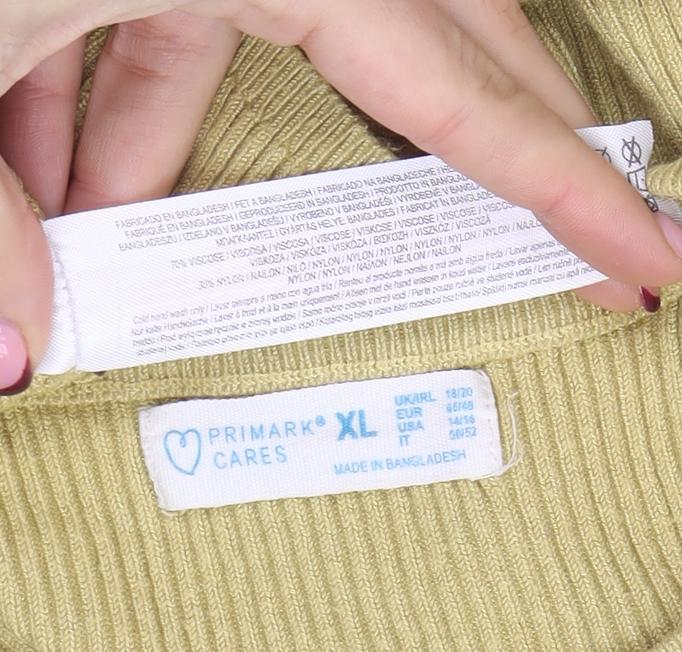 Womens UK Size XL Primark Beige Pullover Jumper