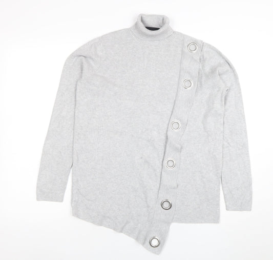Womens UK Size 12 Wallis Grey Pullover Jumper