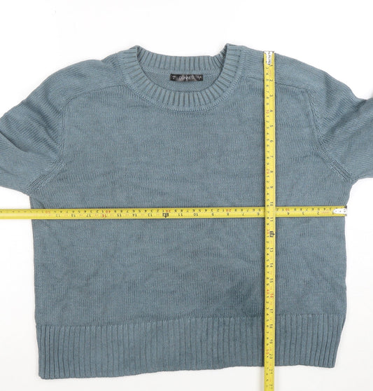 Womens UK Size S DUNNES Blue Pullover Jumper
