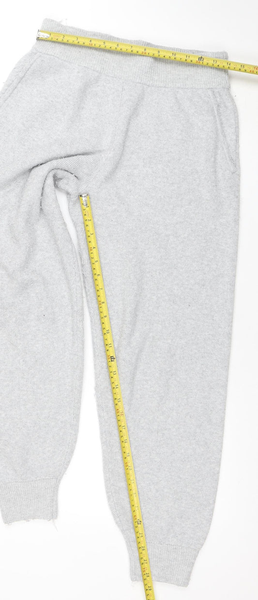 Womens UK Size 12 Jack Wills Regular Fit Jogger Grey Trousers