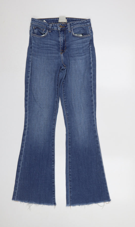 Womens UK Size 25 L'AGENCE Slim Fit Flared Blue Jeans