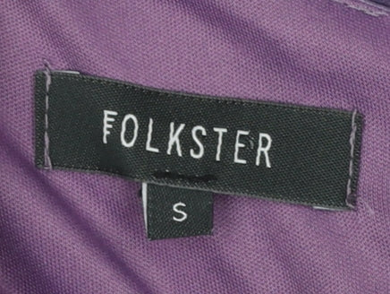 Womens UK Size S Folkster Wrap Dress