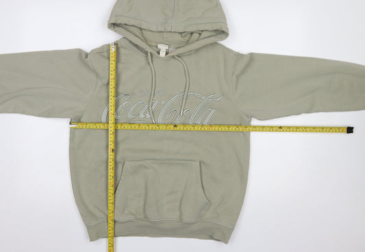 Womens UK Size XS H&M Beige Pullover Hoodie