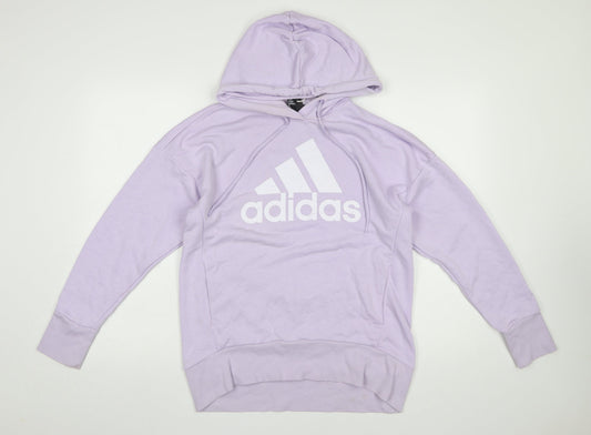 Womens UK Size S adidas Purple Pullover Hoodie