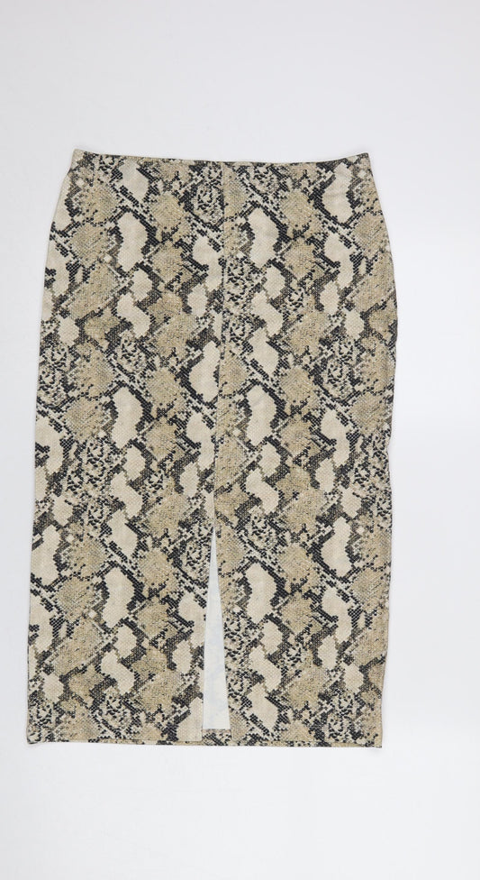 Womens UK Size M H&M Straight & Pencil Jersey Skirt