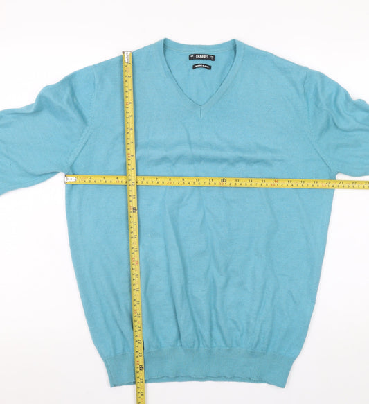 Mens UK Size L Dunnes Blue Pullover Jumper