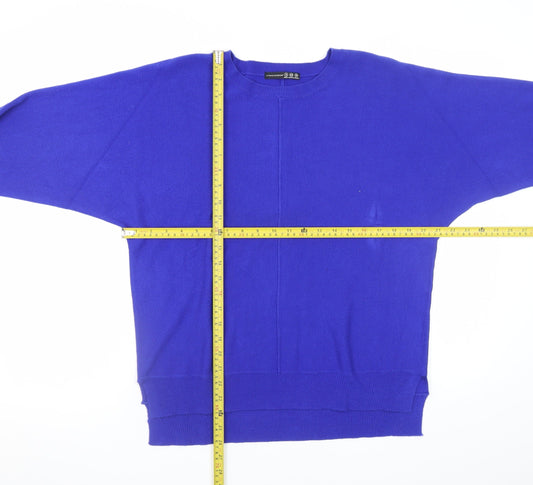 Womens UK Size 12 Atmosphere Blue Pullover Jumper