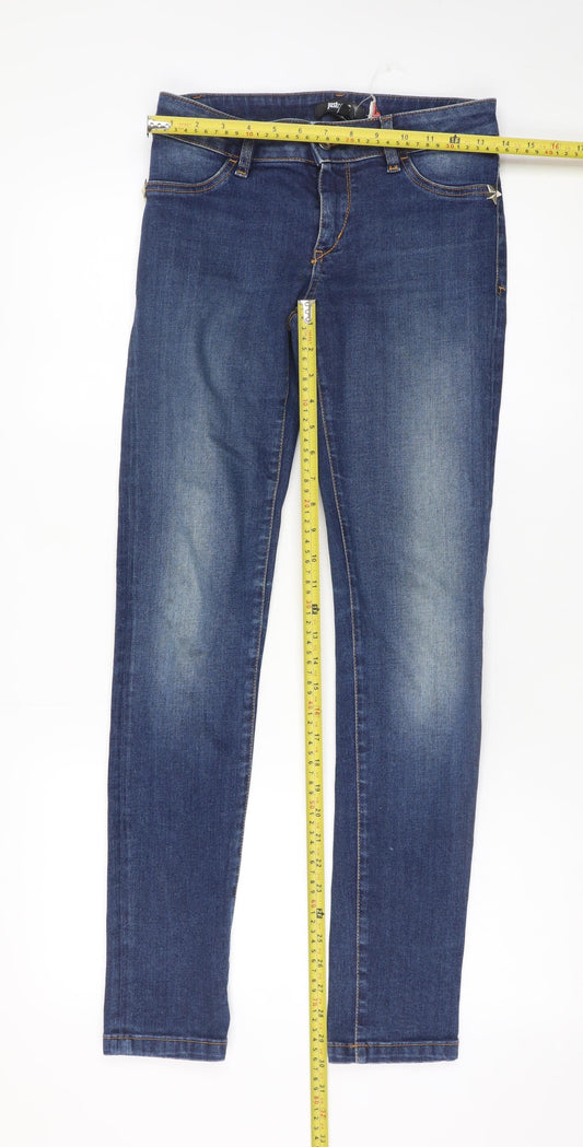 Mens UK Size 27 Just Cavalli Slim Fit Skinny Blue Jeans