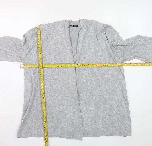 Womens UK Size L Dunnes Grey Cardigan Jumper