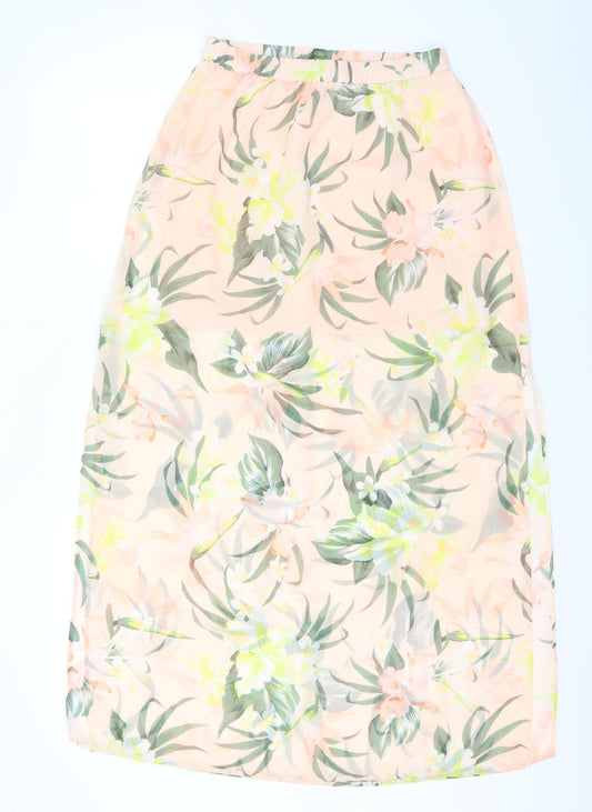 Womens UK Size S H&M A-Line Chiffon Skirt